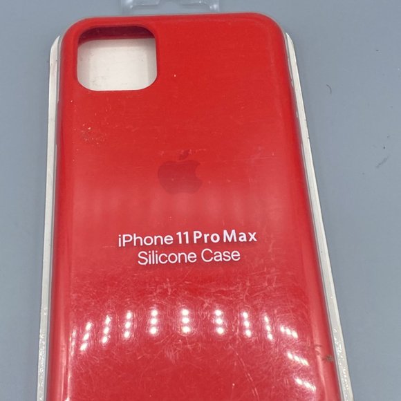 Apple Accessories Iphone 1 Pro Max Apple Silicone Case Red Poshmark